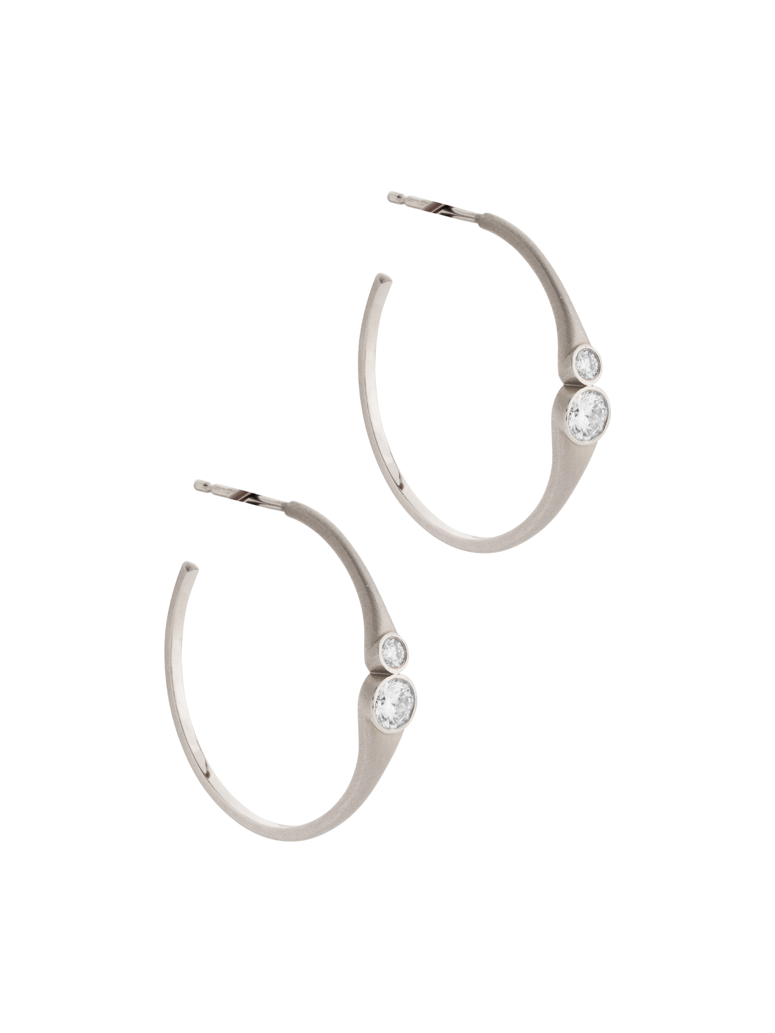 Galaxy hoops medium earrings